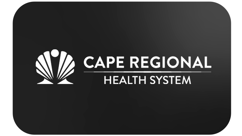 Logo Cape Regional Health System branco